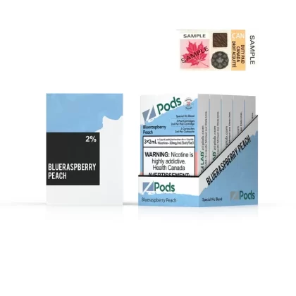 ZPODS – BLUEBERRY RASPBERRY PEACH