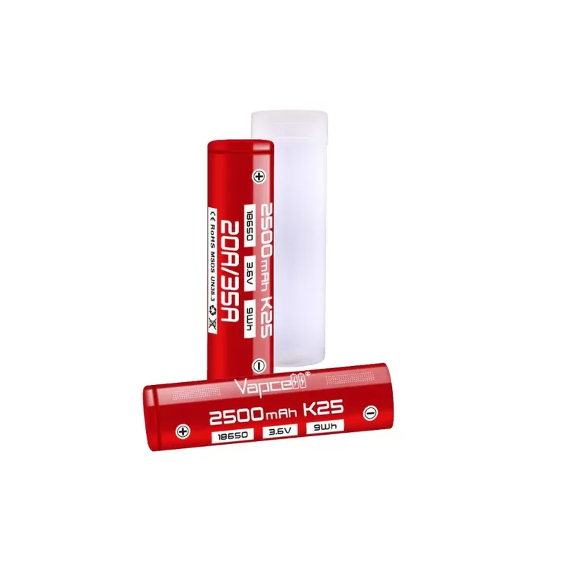 Vapcell K25 18650 2500mAh Battery