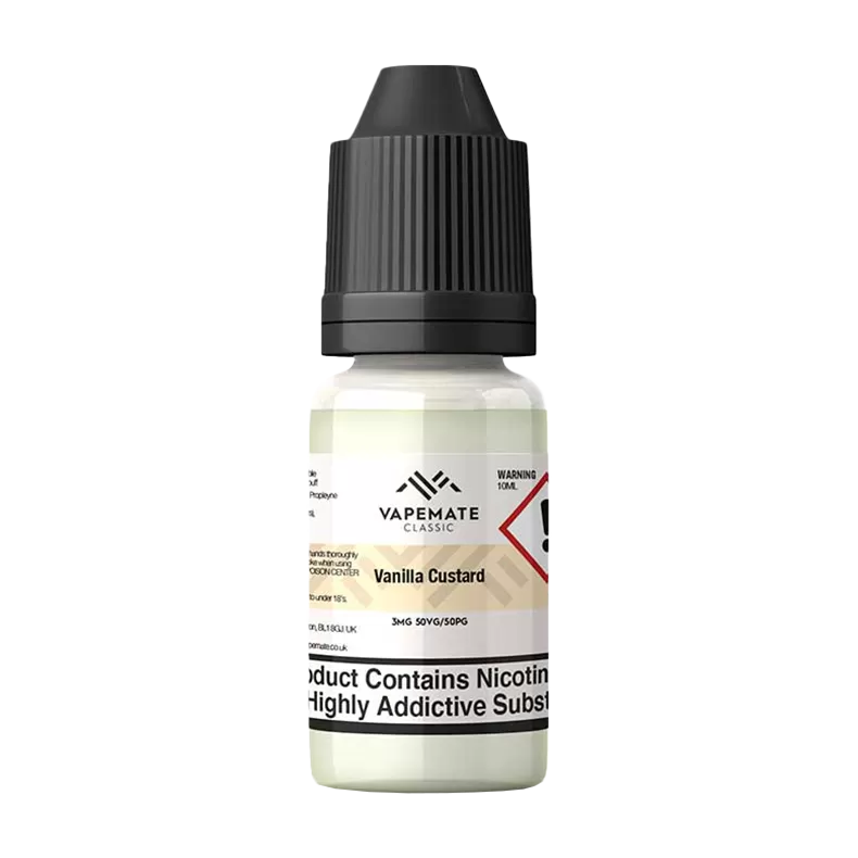 Vapemate Classic Vanilla Custard 10ml - 50VG / 50PG / 18mg - Ecigwizard