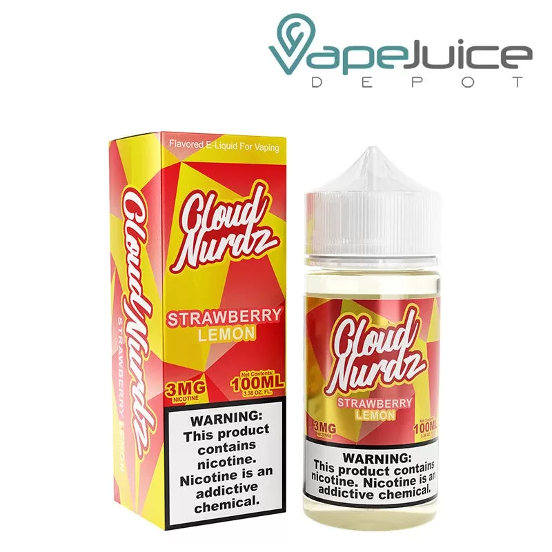 Strawberry Lemon Cloud Nurdz eLiquid 100ml