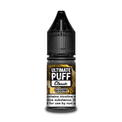 Ultimate Puff Classic Smooth Virginia 10ml Vape Juice - 10 Pack - Strength 18mg