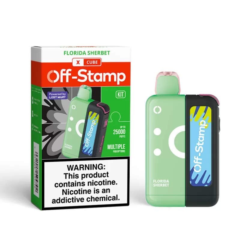 Off-Stamp X-Cube Kit 25K - Hawaiian Popsicle (Pineapple Passion Orange) - Vapeciga - Image 3