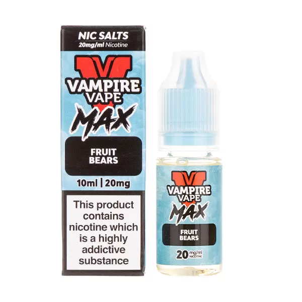 Fruit Bears Nic Salt E-Liquid by Vampire Vape Max - 10mg - Image 2