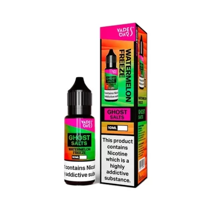 Vapes Bars Ghost Salts Watermelon Freeze E Liquid 10ml - Nicotine Strength#20mg>10mg