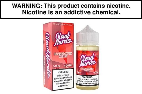 POMEGRANATE BERRY BY CLOUD NURDZ TFN 100ML - Vapejuice