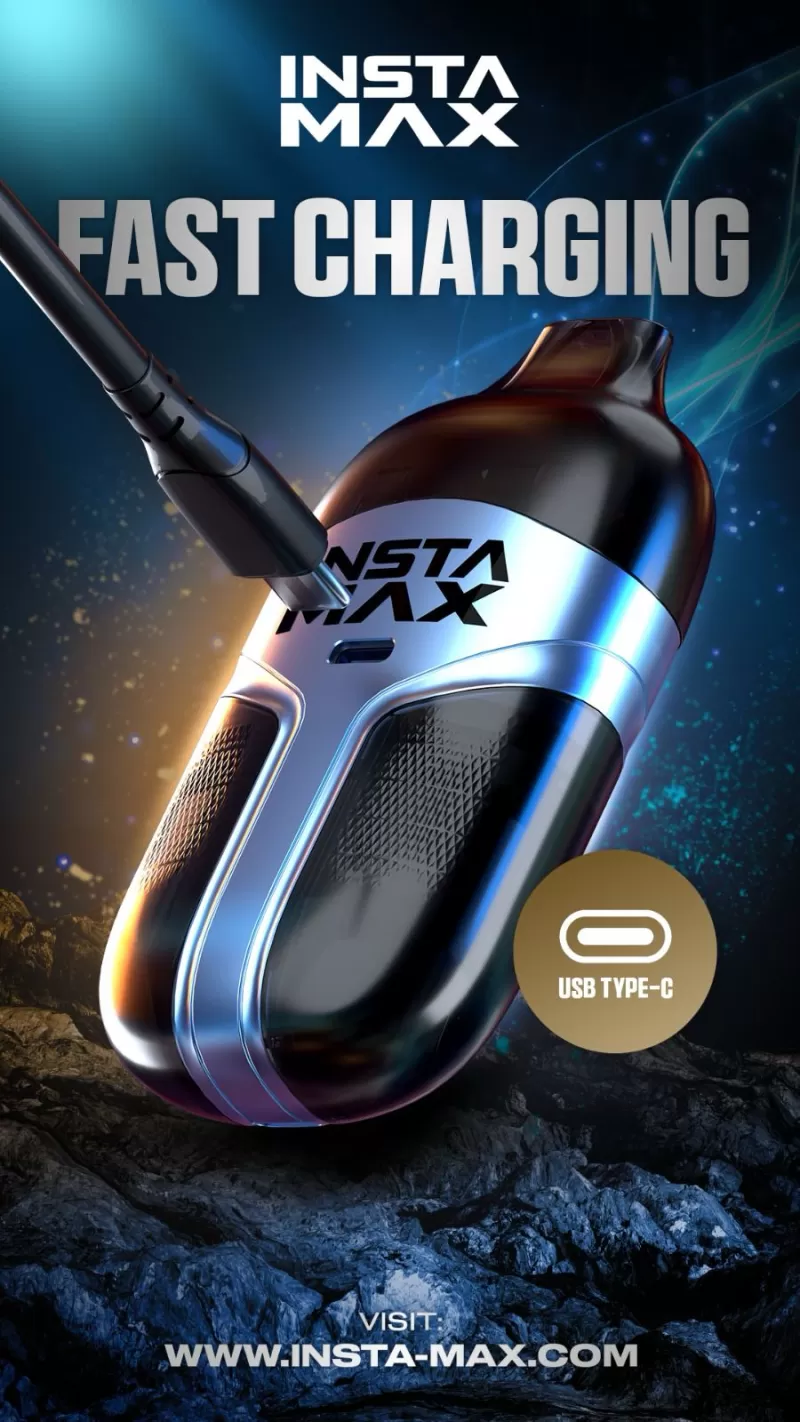 Insta Max 20k Puffs Prefilled Pod kit - Mr. Blue Bubble - Image 3