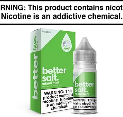 MIAMI MINT BY VAPETASIA BETTER SALT 30ML - Vapejuice