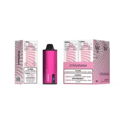 ZBEST Disposable Vape – Zpods – 18K Puffs Combo -Strawnana