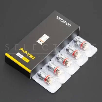 VooPoo PnP-VM3 0.45ohm Mesh Replacement Coils – 5 Pack