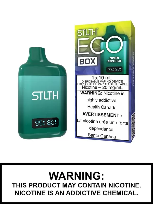 Green Apple Ice STLTH Eco Box Disposable Vape