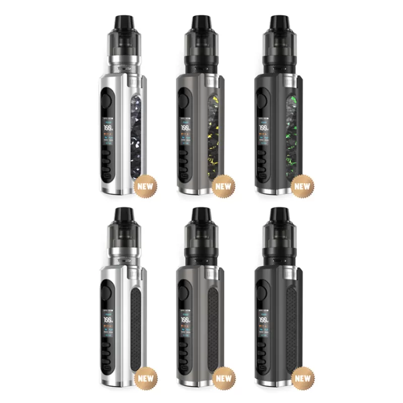 Lost Vape Grus 100W Kit - SS/Zebra Wood