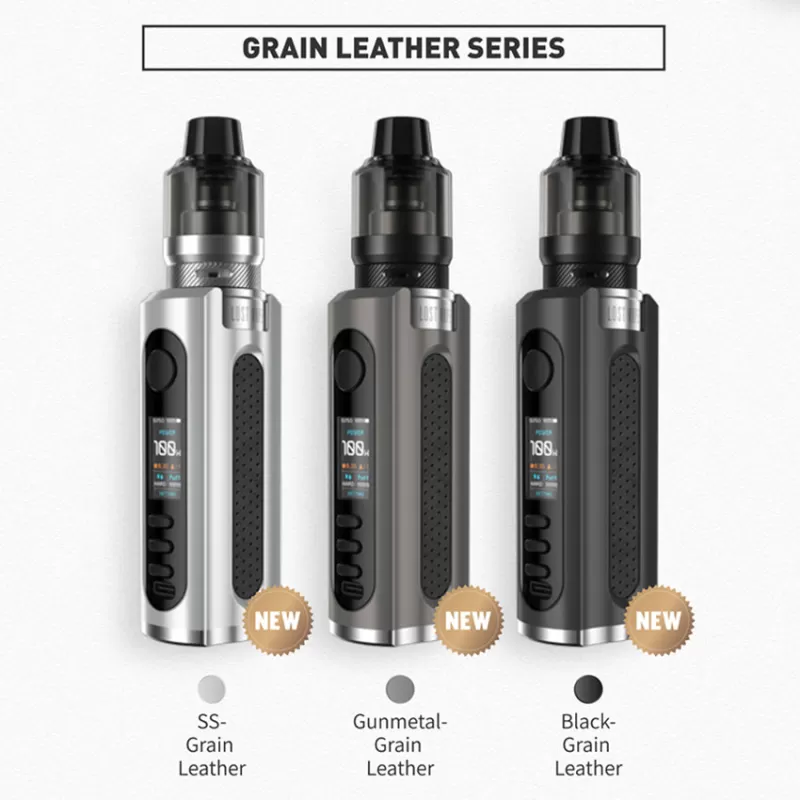 Lost Vape Grus 100W Kit - SS/Zebra Wood - Image 3