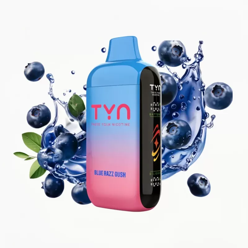 TYN 50K Disposable Vape – 50,000 Puffs - Banana ICE, Blueberry Gush (D88BB3)