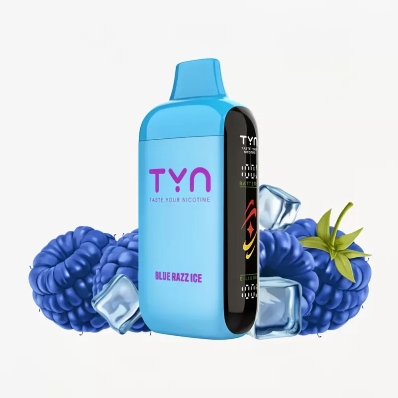 TYN 50K Disposable Vape – 50,000 Puffs - Banana ICE, Blueberry Gush (D88BB3) - Image 2