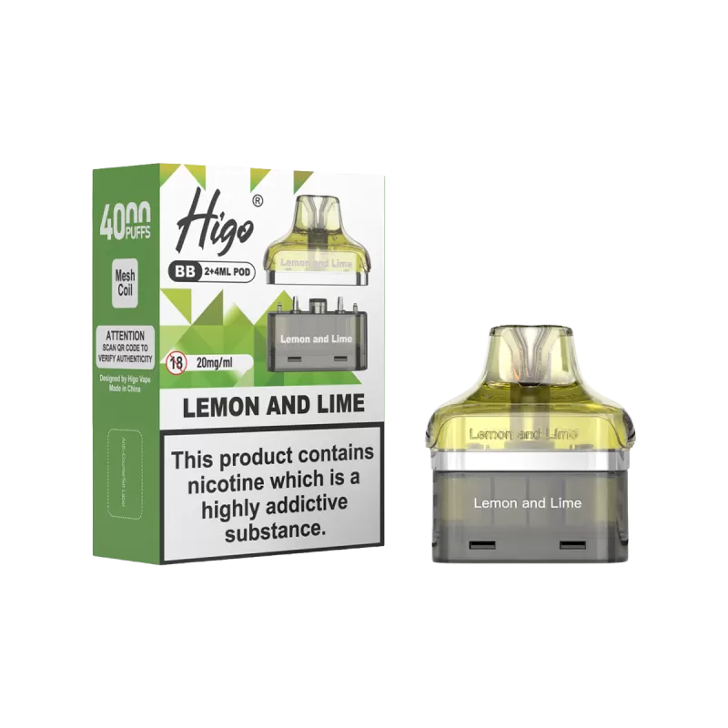 Higo BB 4000 Refill Pack - Blue Razz Ice - Ecigwizard - Image 2
