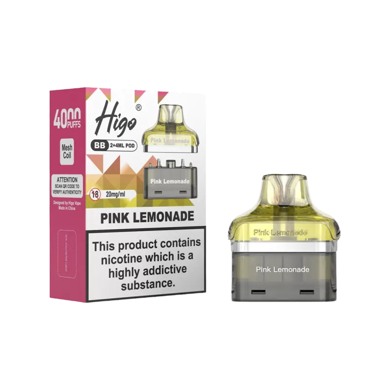 Higo BB 4000 Refill Pack - Blue Razz Ice - Ecigwizard - Image 3