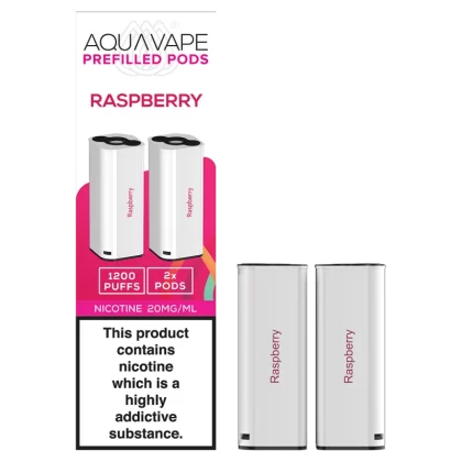 Raspberry Aquavape 2in1 Pods - 20mg - Vape Product