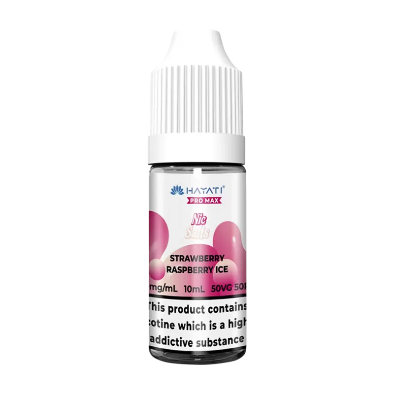 Strawberry Raspberry Ice Nic Salt by Hayati Pro Max 10ml - 10mg - Vape Product (2FDB99)