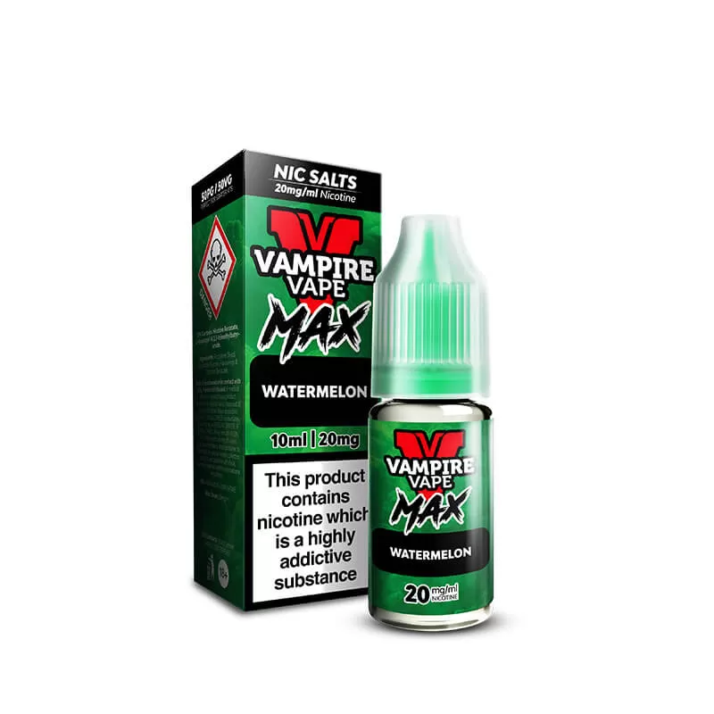 Vampire Vape MAX Watermelon Nic Salt E-Liquid 10ml - 20mg