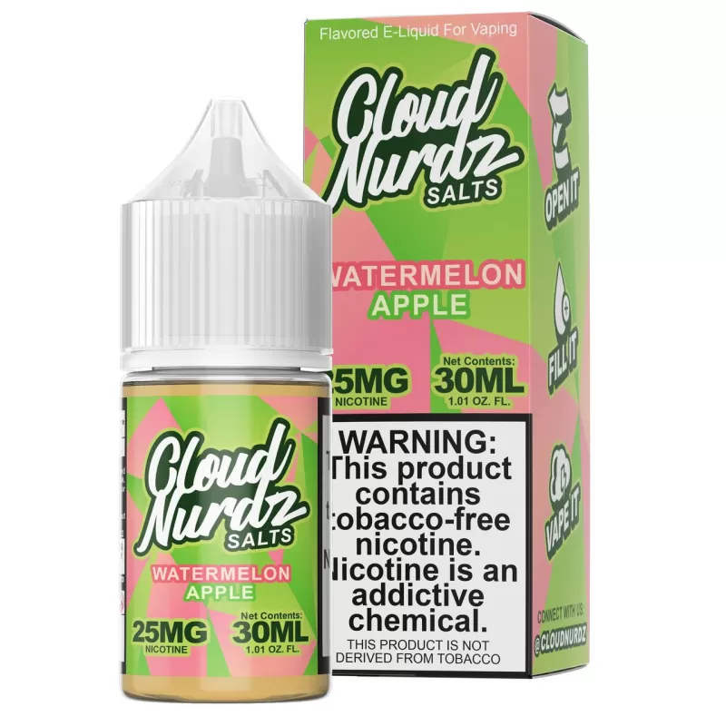 Cloud Nurdz TFN Salt Premium E-Liquid 30ml - ICED Strawberry Mango / 50mg - Image 3