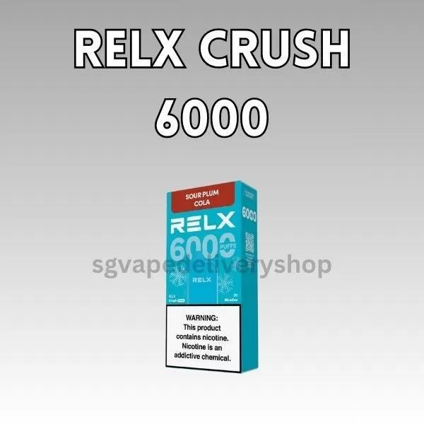 Relx Crush 6000 Puffs - Mint Freeze