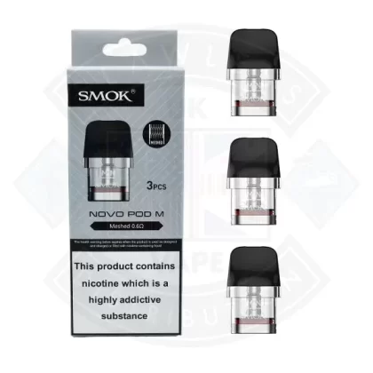 Smok Novo Pod M /3pack - Size#Meshed 0.6ohm>Meshed 0.8ohm>Meshed 1.0ohm