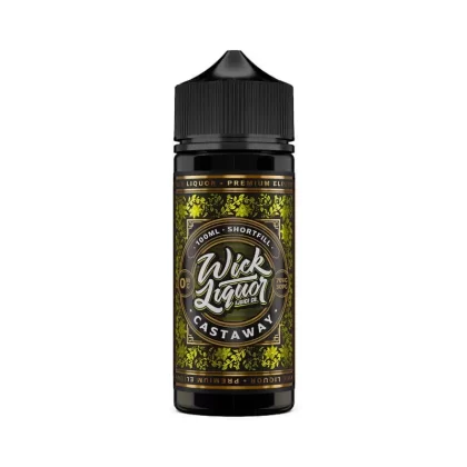 Wick Liquor Castaway 100ml E-Liquid Shortfill - Vapestreams Co