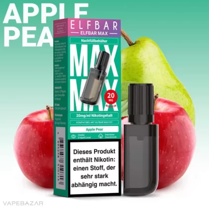 Elfbar Max – Apple Pear – Prefilled Pod - Elf Bar / ca. 6000 / 20mg/ml