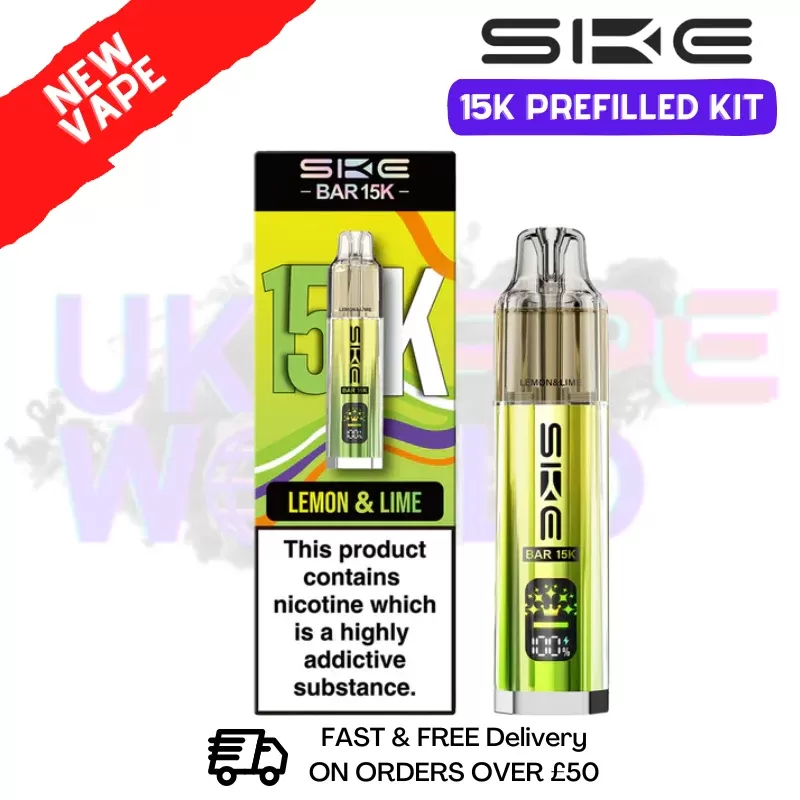 Lemon & Lime SKE 15K Puff Prefilled Pod Kit – £8.49