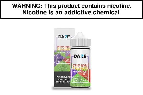 GRAPE APPLE ALOE BY 7 DAZE FUSION 100ML - Vapejuice