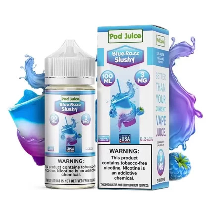Sale $12.00 – Blue Razz Slushy by Pod Juice TFN Series 100mL