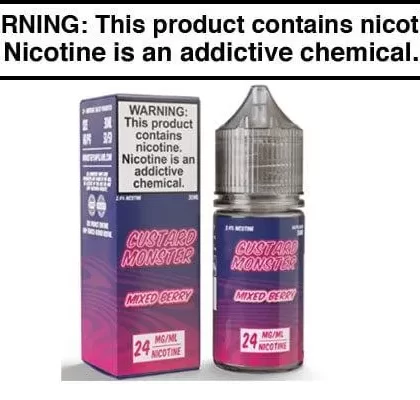 MIXED BERRY BY CUSTARD MONSTER SALT NIC 30ML - Vapejuice