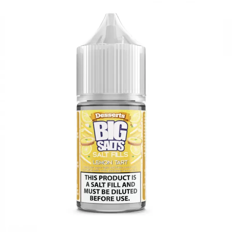 Big Salts Lemon Tart – 20ml Salt Fills E Liquid - Vapourdays Co
