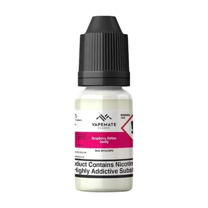 Vapemate Classic Raspberry Cotton Candy 10ml - 3mg - Vape Product (D6C732)