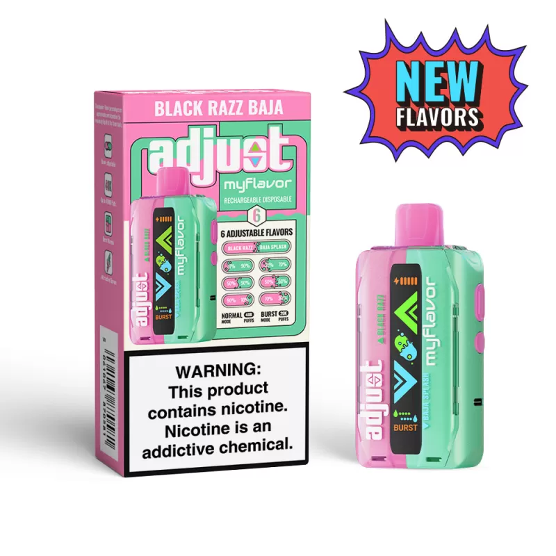 adjust myflavor 40K Disposable Device - 40000 Puffs - Watermelon Mango Peach - Image 2