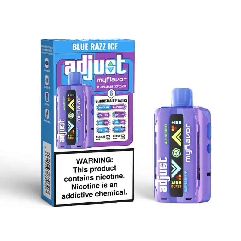 adjust myflavor 40K Disposable Device - 40000 Puffs - Watermelon Mango Peach - Image 3