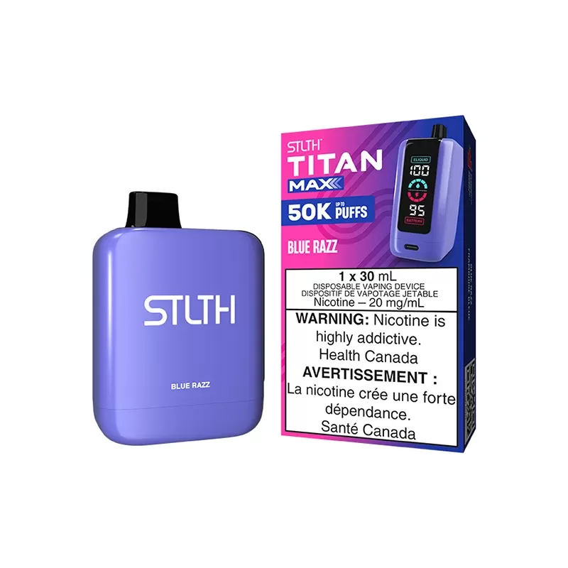 STLTH Titan Max (50K) Blue Razz Disposable Vape