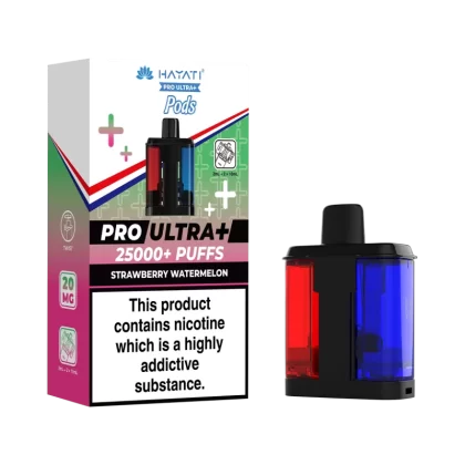 Strawberry Watermelon Hayati Pro Ultra Plus Refill Pack - 20mg - Vape Product (3EE0E9)