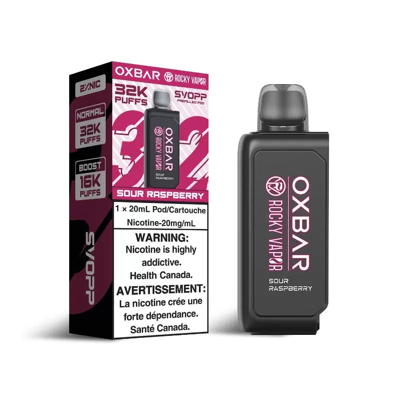Oxbar Svopp Sour Raspberry 32K Disposable Pod