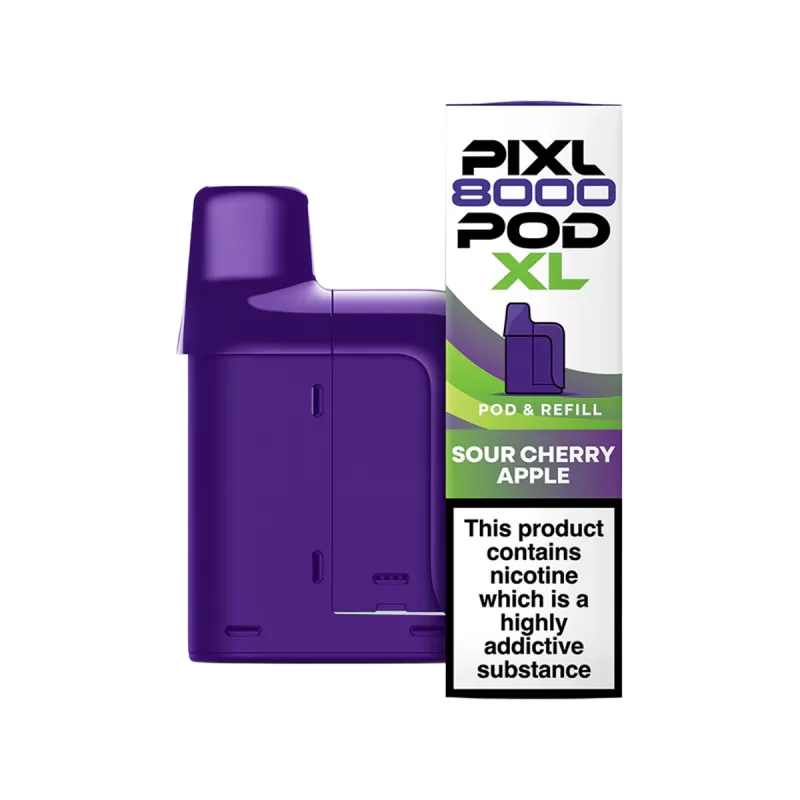 Sour Cherry Apple Pixl 8000 Refill Pack - 20mg - Vape Product