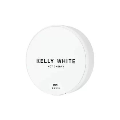 Kelly White – Mini Medium – Hot Cherry Nicotine Pouches – 20 Pouches 16mg