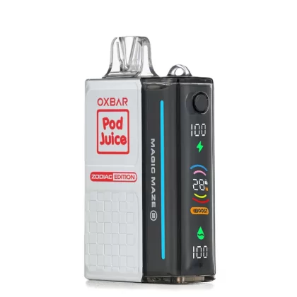 Clear Red Pod Juice Oxbar Magic Maze 2.0 30K - Huffvape