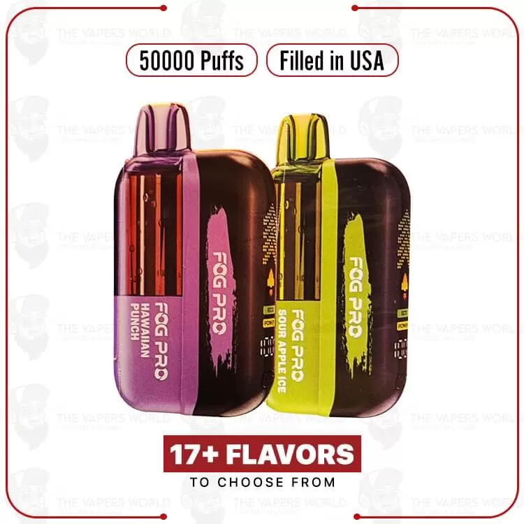 FOG PRO 50K Puffs Disposable Vape Kit - Thevapersworld