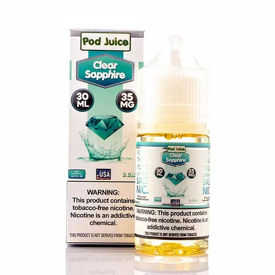Clear Sapphire Salt – Pod Juice E-Liquid