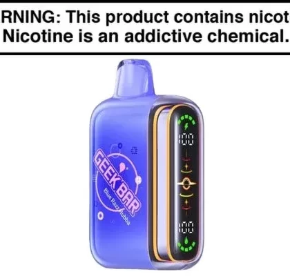 GEEK BAR PULSE 2 DISPOSABLE VAPE – 25,000 PUFFS - Blue Razz Hubba, Grape Hubba