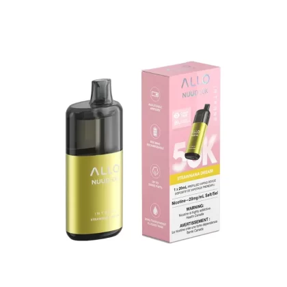 Allo NUUD Strawnana Dream 50K Intense Disposable Vape - STRENGTH#20MG>20MG (ONT-TAX)