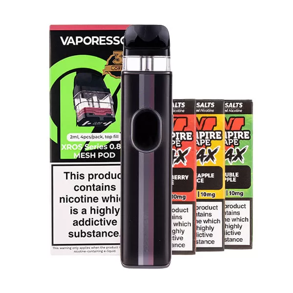 Vaporesso XROS 5 Pod Kit Bundle - Brown Leather / 1.2ohm - Image 2