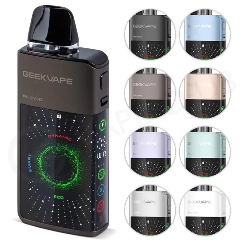 Geekvape Digi Q Vista 35W Pod Kit - Black, Champagne Gold - Image 3