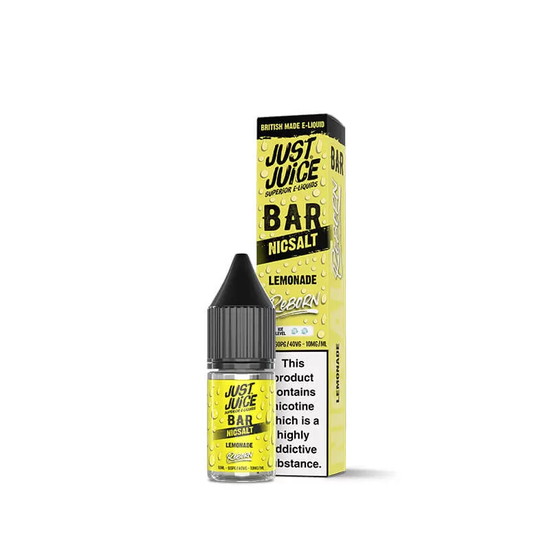 Just Juice Reborn Lemonade 10ml Nic Salt E-Liquid - 5mg - Image 2