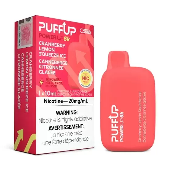 PUFF UP 5K – CRANBERRY LEMON SQUEEZE ICED